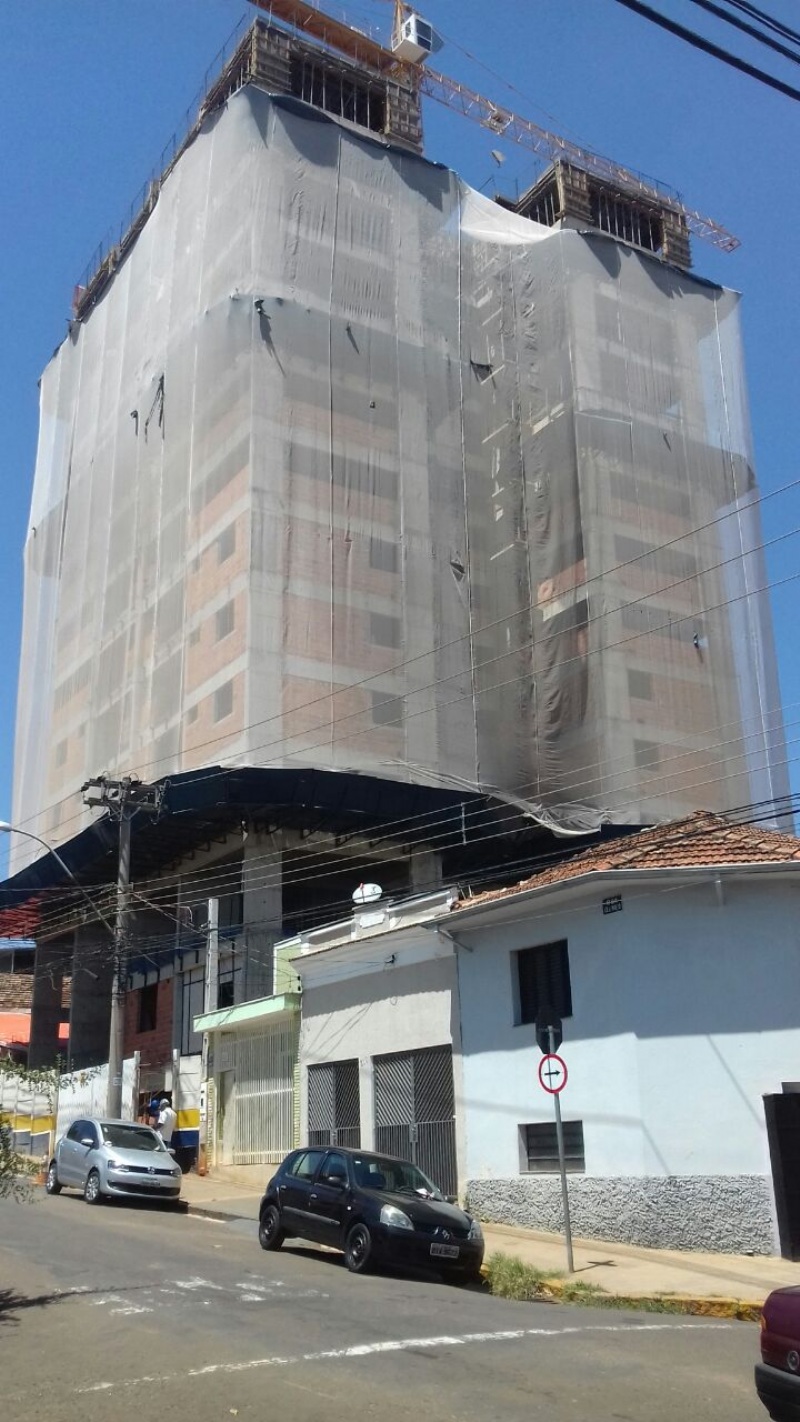 Estrutura Piso - 12 Pavimento em execuo e alvenaria de vedao do 6 pavimento. -  Foto Atualizada 27/09